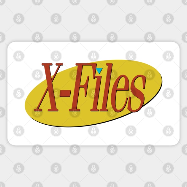 X Files logo Sticker by karutees